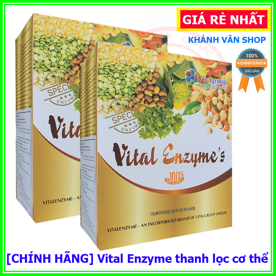 [Hoàn Tiền Giảm 10%]-[CHÍNH HÃNG] [Combo 2 Hộp] Enzymes Vital Của Hàn Quốc Thanh Lọc Cơ Thể