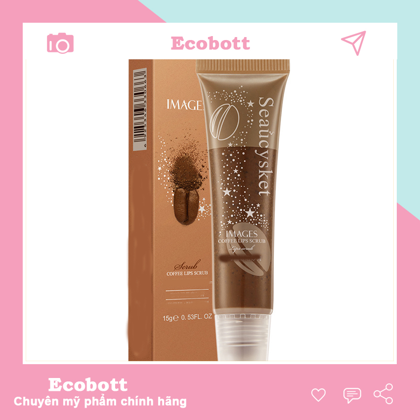 Tẩy tế bào chết môi 3 trong 1 dưỡng ẩm chống khô tẩy tế bào chết cho da chết Ecobot