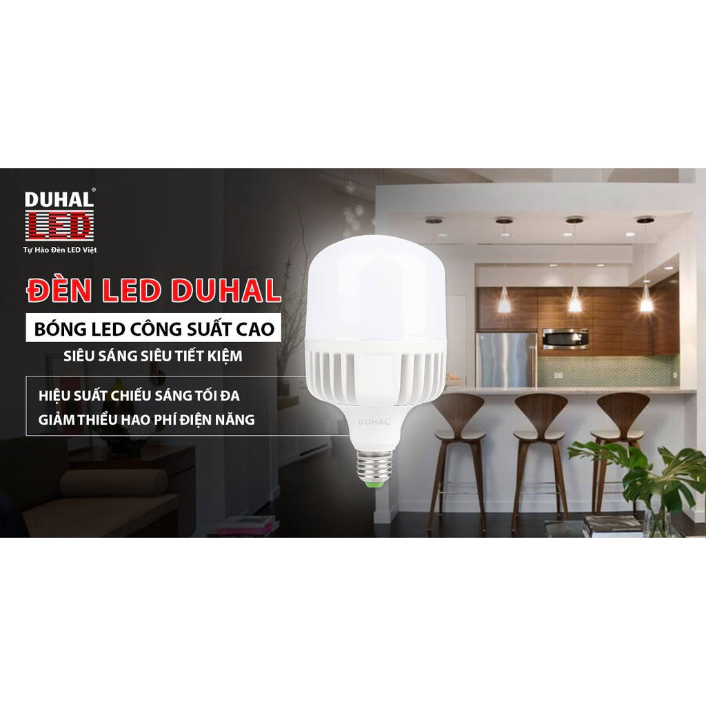 Bóng đèn led trụ cao cấp duhal 20w