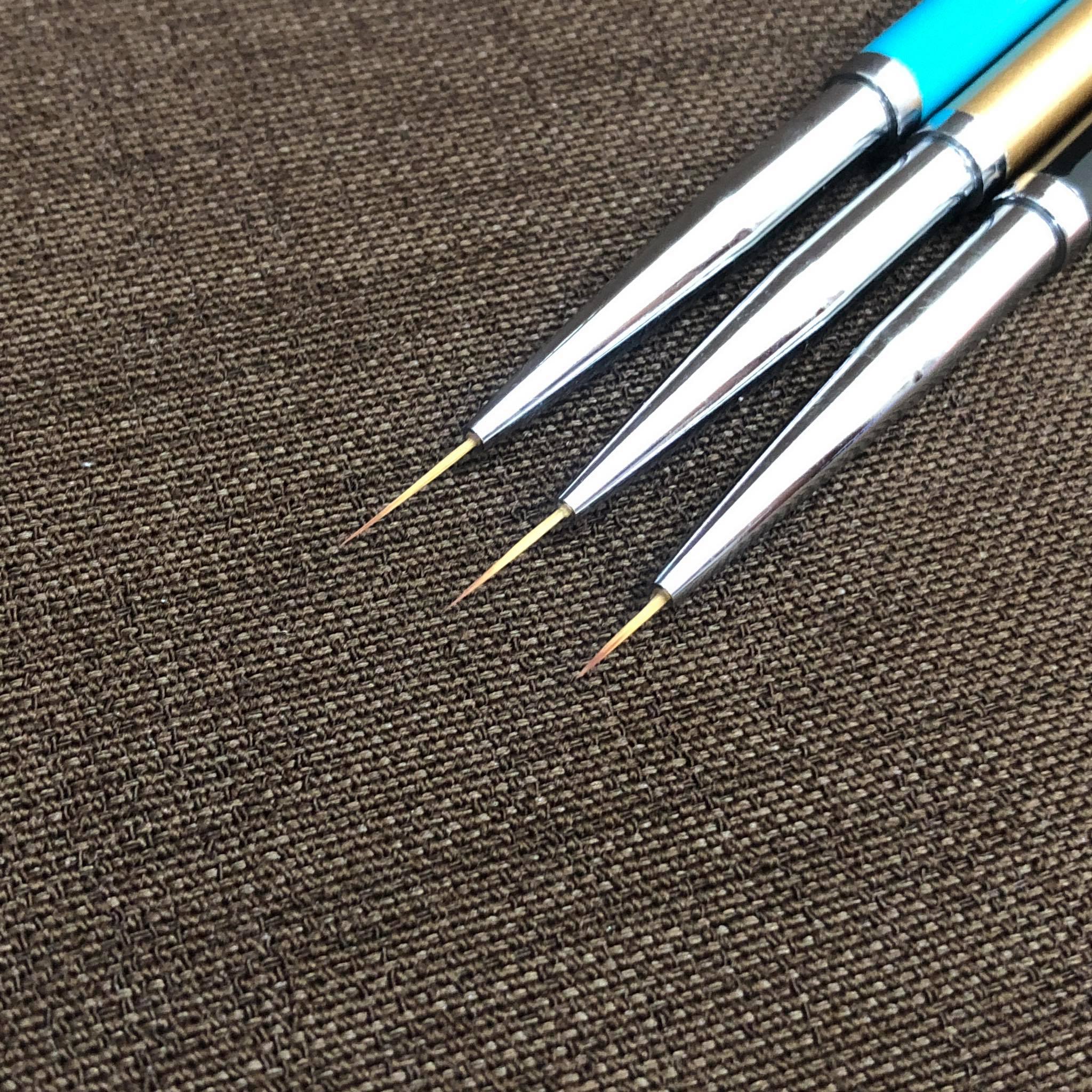 Bộ 3 cọ râu vẽ ge.l, vẽ móng nghệ thuật size 5/7/9mm