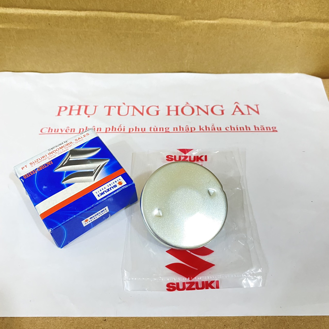 Nắp đậy bình xăng sport, xipo, satria, grx, grv nhập khẩu chính hãng suzuki indonesia - pt hồng ân