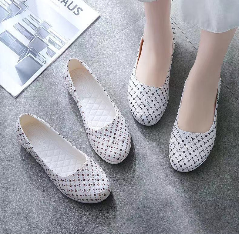 Giày búp bê nữ đế bằng xinh đơn giản mềm nhẹ hk55