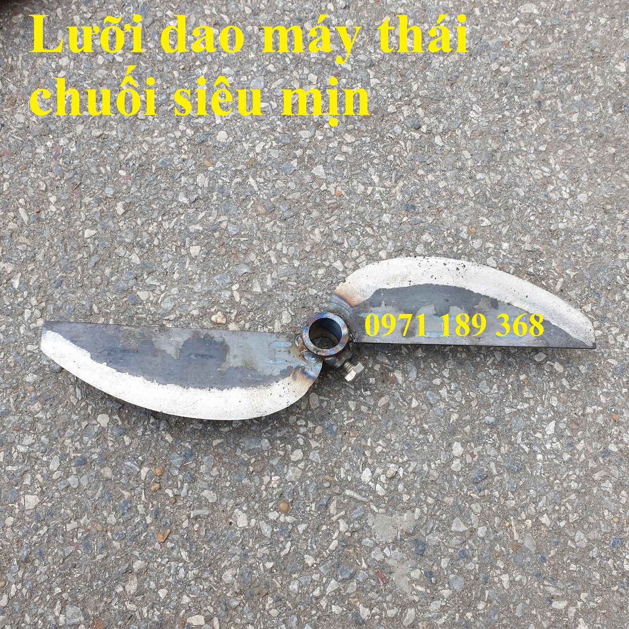 Lưỡi dao gắn máy băm chuối mịn