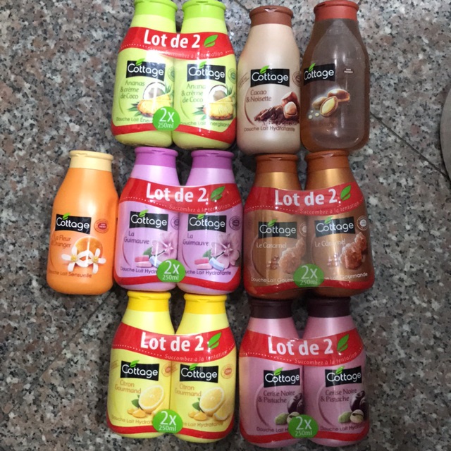 Sữa tắm cottage pháp 250ml