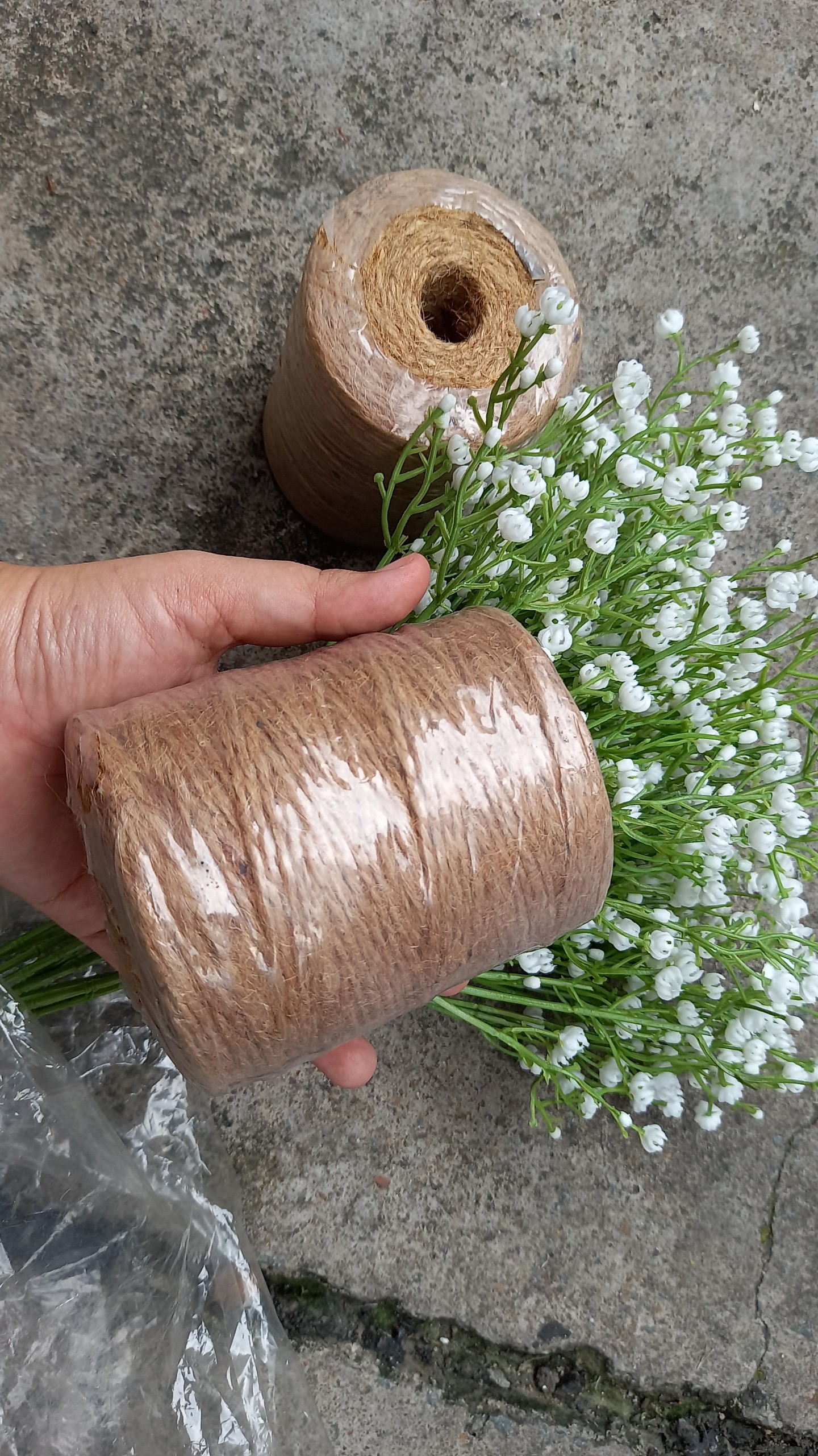 1 Cuộn dây thừng trang trí - Phụ kiện trang trí decor - Hương Flower