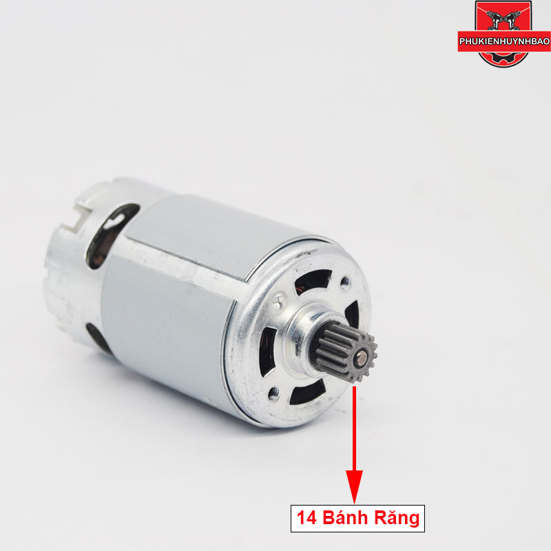 Motor 550 14 Răng Công Suất Cao Có Gắn Sẵn Bánh Răng Chuyên Cho Cưa Xích 21V