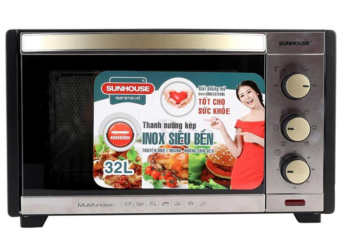 Lò nướng 32L Sunhouse SHD4232 - Bảo hành chinh hãng
