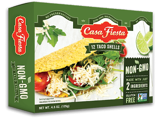 Vỏ bánh sò Taco Shells- Casa Fiesta 125g (12 miếng) nhập khẩu Mỹ