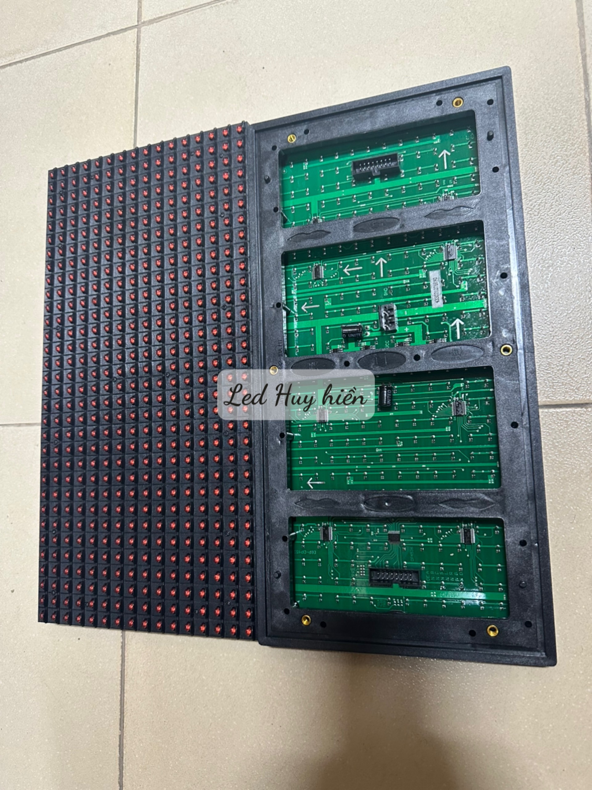 Module led P10 màu đỏ ngoài trời tốt hãng LLR ( ĐỦ phụ kiện)