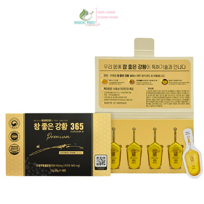 Tinh chất nghệ nano curcumin 365 premium hàn quốc - chính hãng