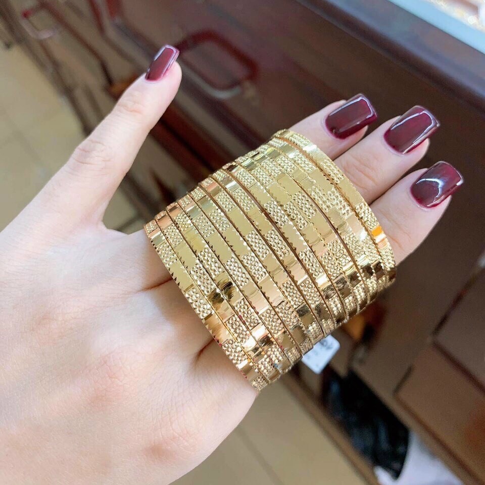 [Ximen Bản To Khắc Bi Mạ Vàng][ CAM KẾT KHÔNG ĐEN KHÔNG NGỨA ] - Trang Sức Givi - HX27092015 - vong tay bang vang 18k dep, vong deo tay vang 18k dep, nhung bo nu trang vang dep, vong vang tay dep, trang suc cuoi dep, ximen vang