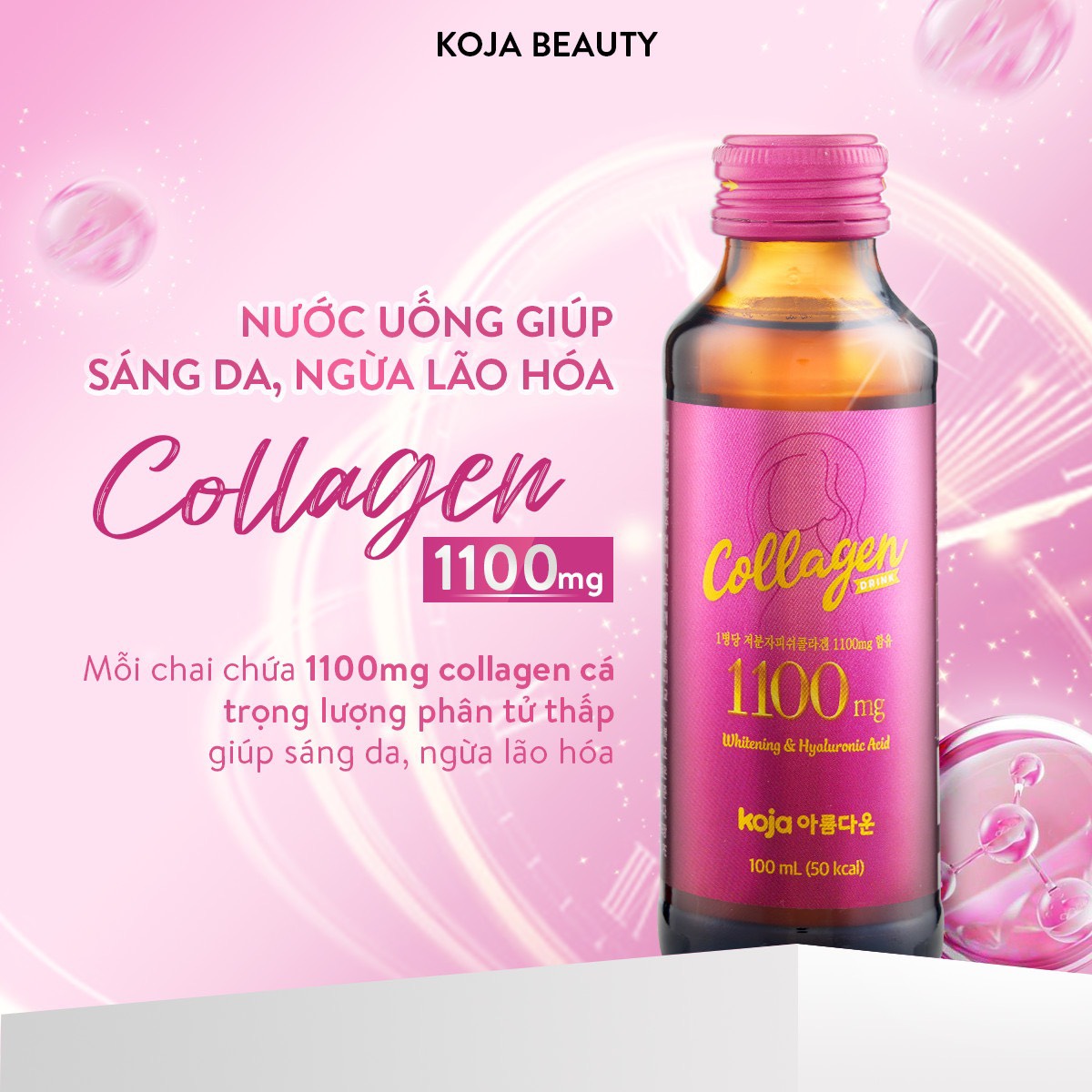 Nước uống bổ sung Collagen Koja Beauty nhập khẩu chính ngạch từ Hàn Quốc