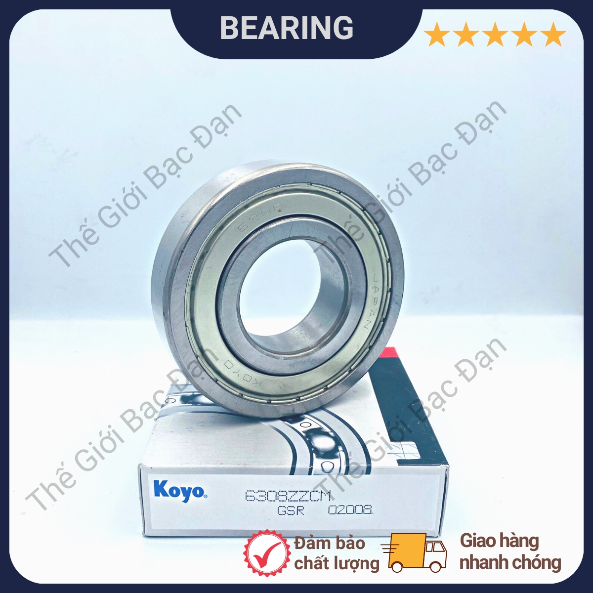 Vòng bi bạc đạn 6308 zz KOYO - hàng đẹp chất lượng cao - Thế giới bạc đạn