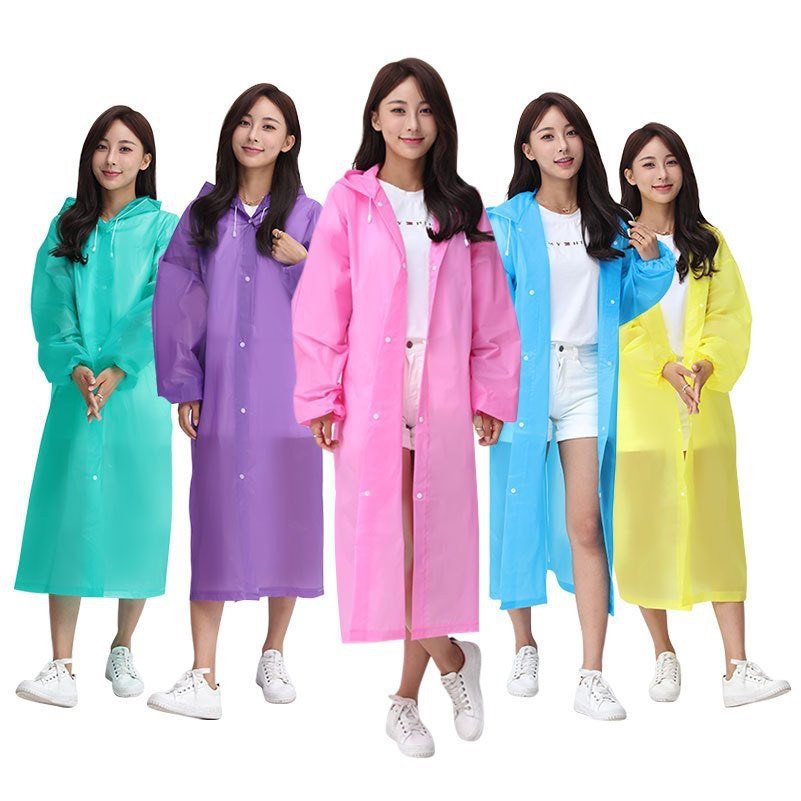 Áo mưa người lớn EcoShop68 áo mưa Măng Tô chống nước chống thấm cao cấp 2022  Chất liệu EVA