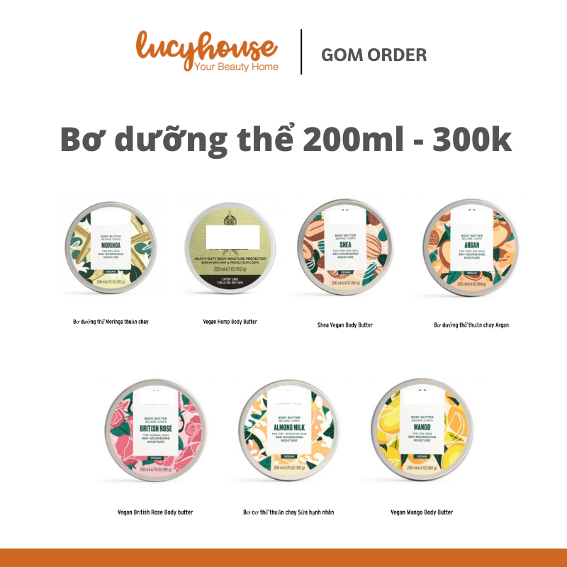 Bơ dưỡng thể the Body Shop mẫu mới 2021