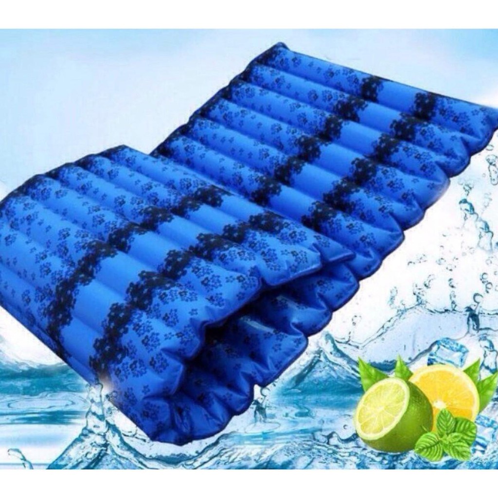 [HCM]ĐỆM ĐIỀU HÒA - ĐỆM NƯỚC MÁT TỰ NHIÊN - Giúp bạn thư giãn giảm stress căng thẳng mệt mỏi Làm mát tự nhiên khi thời tiết nóng bức [ KÍCH THƯỚC 75X190CM ] Không có đánh giá