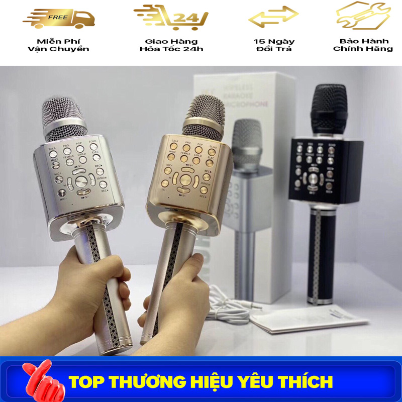 (XẢ KHO THANH LÝ) Micro Bluetooth, Mic Hát Không Dây, Mic YS 96 Cao Cấp, Micro YS-96 Mic Karaoke Bluetooth Tích Hợp Live Stream, Mic Karaoke Bluetooth Cao Cấp YS-96 Tích Hợp Loa Bass Không Dây. Chống Hú, Hát Cực Đã . BẢO HÀNH 12 THÁNG