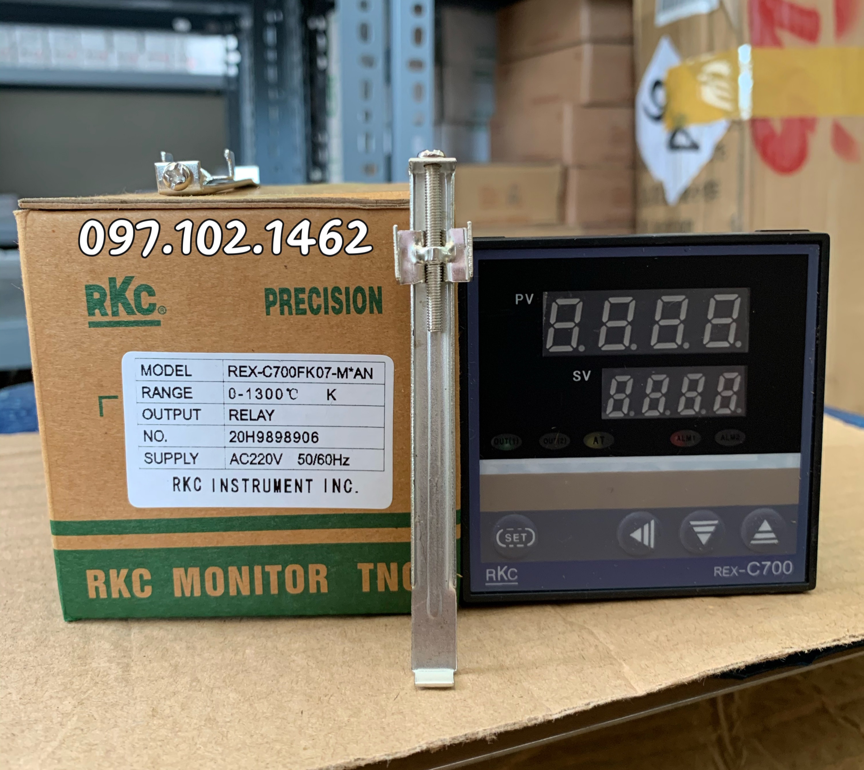 BỘ ĐIỀU KHIỂN NHIỆT ĐỘ RKC REX-C700 RELAY RƠ LE (ĐỒNG HỒ NHIỆT ĐỘ RKC) MẶT 72x72 75x75