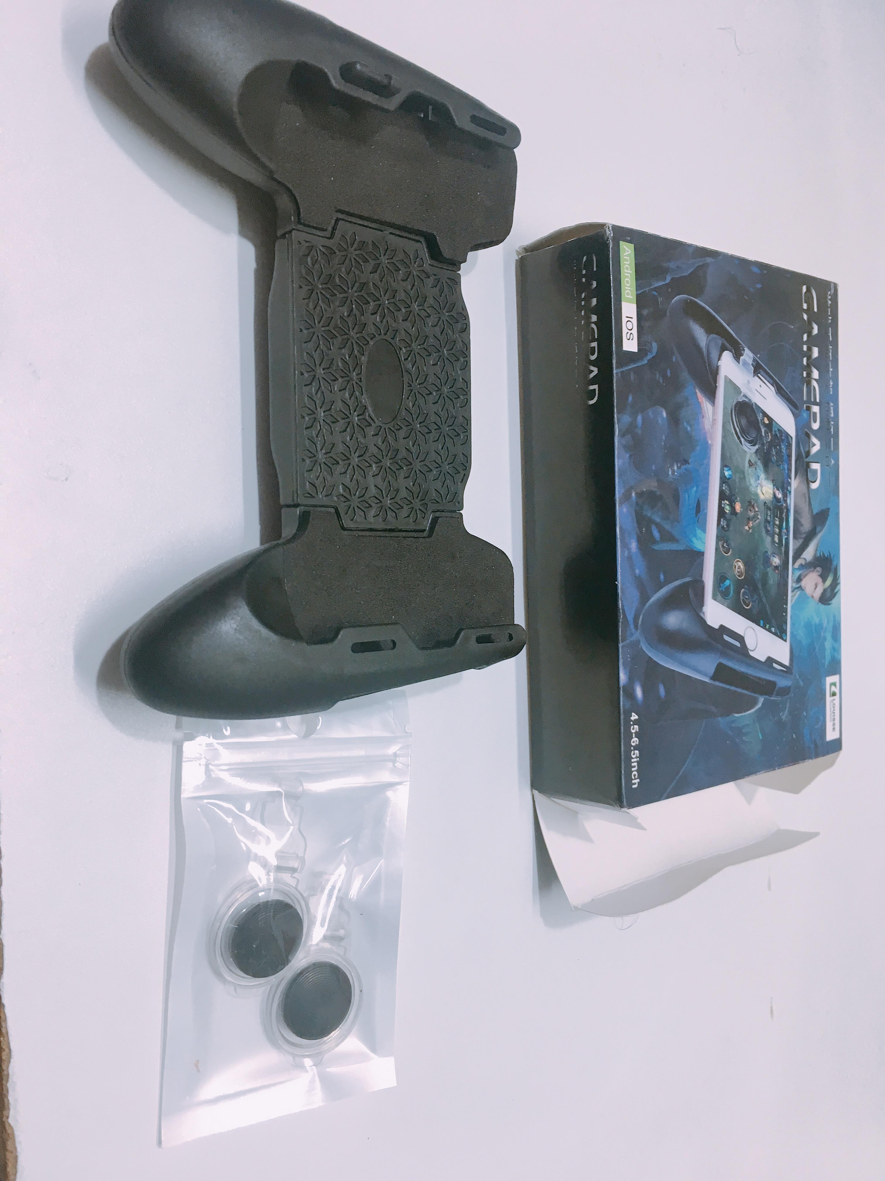 Tay cầm chơi game Liên Quân,PUPG,ROS có nút bấm - Gamepad ( Tặng 2 Nút joystick)