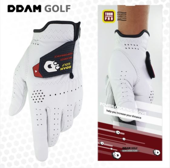 New & Improved 2X Long Lasting DDam golf Gloves –Premium Men’s Stable Grip Golf Gloves for Men LEFT