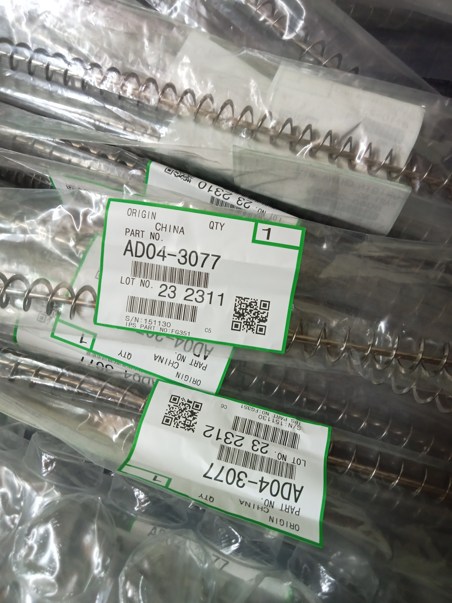 Lò xo cụm trống, cụm từ máy photocopy ricoh 2060/2075/6000/7000/7502...