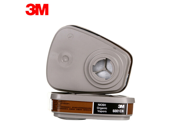 3m 6001cn-phin lọc mặt nạ phòng độc 3m lọc mùi sơn, xăng, dầu, benzen, phòng khói độc，cho mặt nạ khí độc 6200 7502