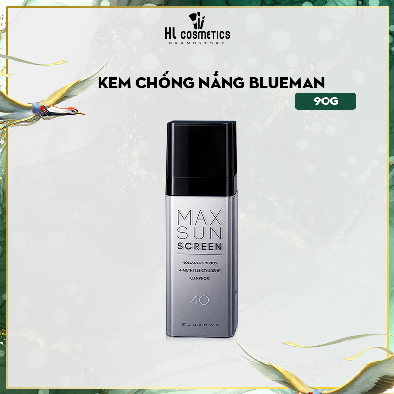 Kem Chống Nắng Nam BLUEMEN Chính Hãng SPF 40 Bảo Vệ Dưỡng Ẩm Da (90g) ZL73