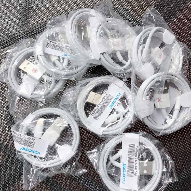 Cáp sạc dành cho iphone chuẩn Foxcom cho các dòng máy iPhone, iPad, sạc ổn định dòng điện Lightning 1M