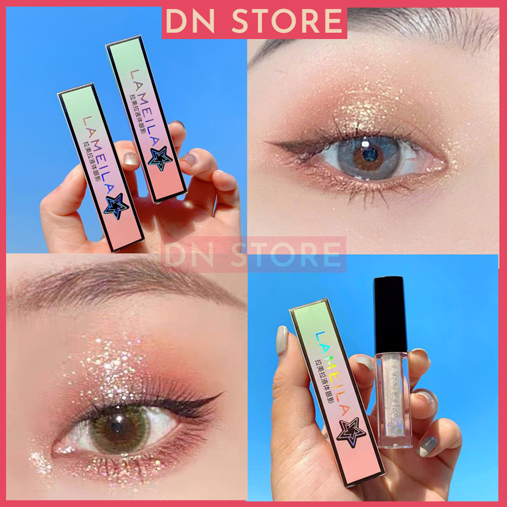 Nhũ Mắt GEL Kim Tuyến Lấp Lánh LAMEILA - Nhũ Mắt Kim Tuyến, Phấn Mắt Nhũ Bền Màu Đồ Trang Điểm Mắt M
