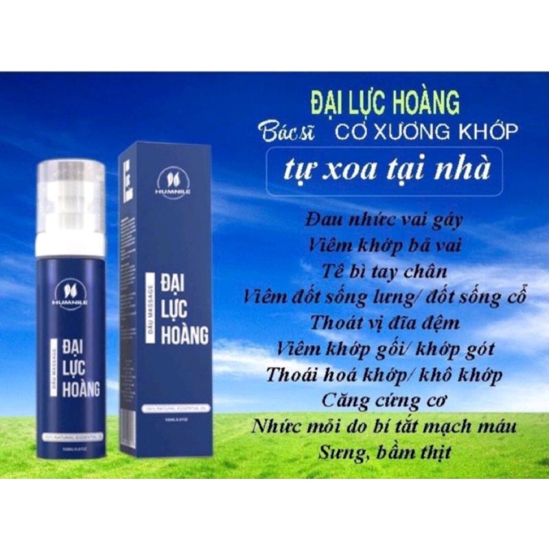 Dầu xoa bóp Đại Lực Hoàng dung tích 150ml- giải pháp hỗ trợ cơ xương khớp