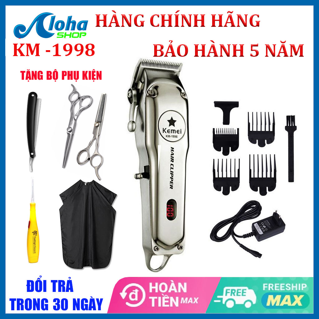 Tông đơ cắt tóc nam - Tông đơ cắt tóc cao cấp. Tong đơn cắt tóc loại tốt 1998 - Bộ tông đơ cắt tóc - tong đơ cắt tóc chuyên nghiệp, Tông đơ cắt tóc loại tốt - Bộ cắt tóc nam đầy đủ, máy cắt tóc