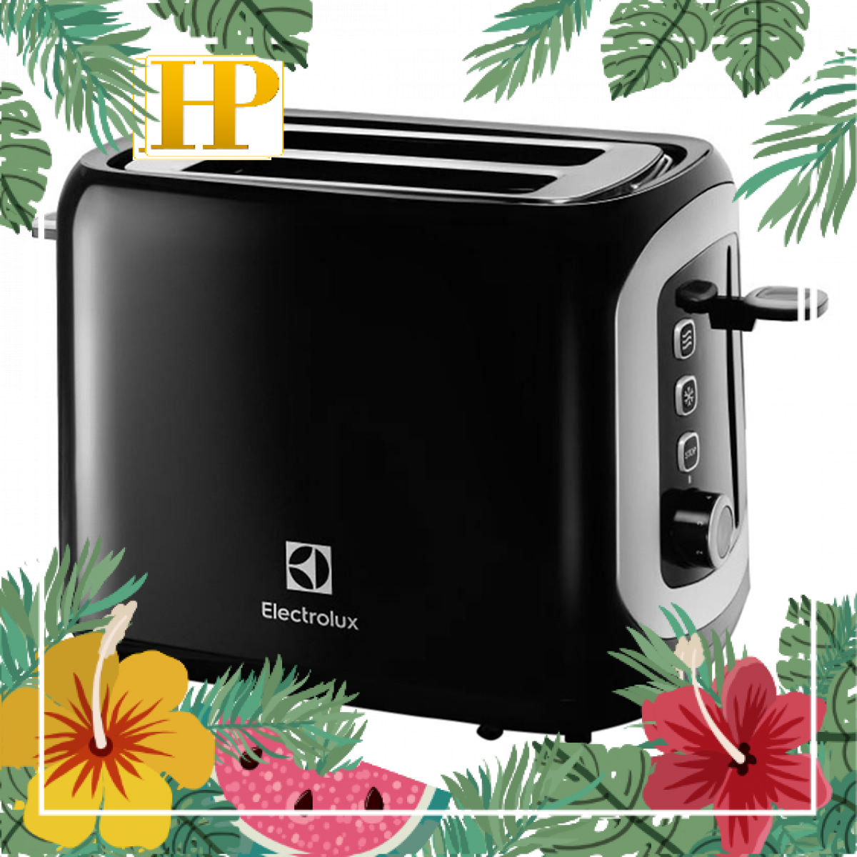 Máy nướng bánh mì electrolux ets3505 - đen