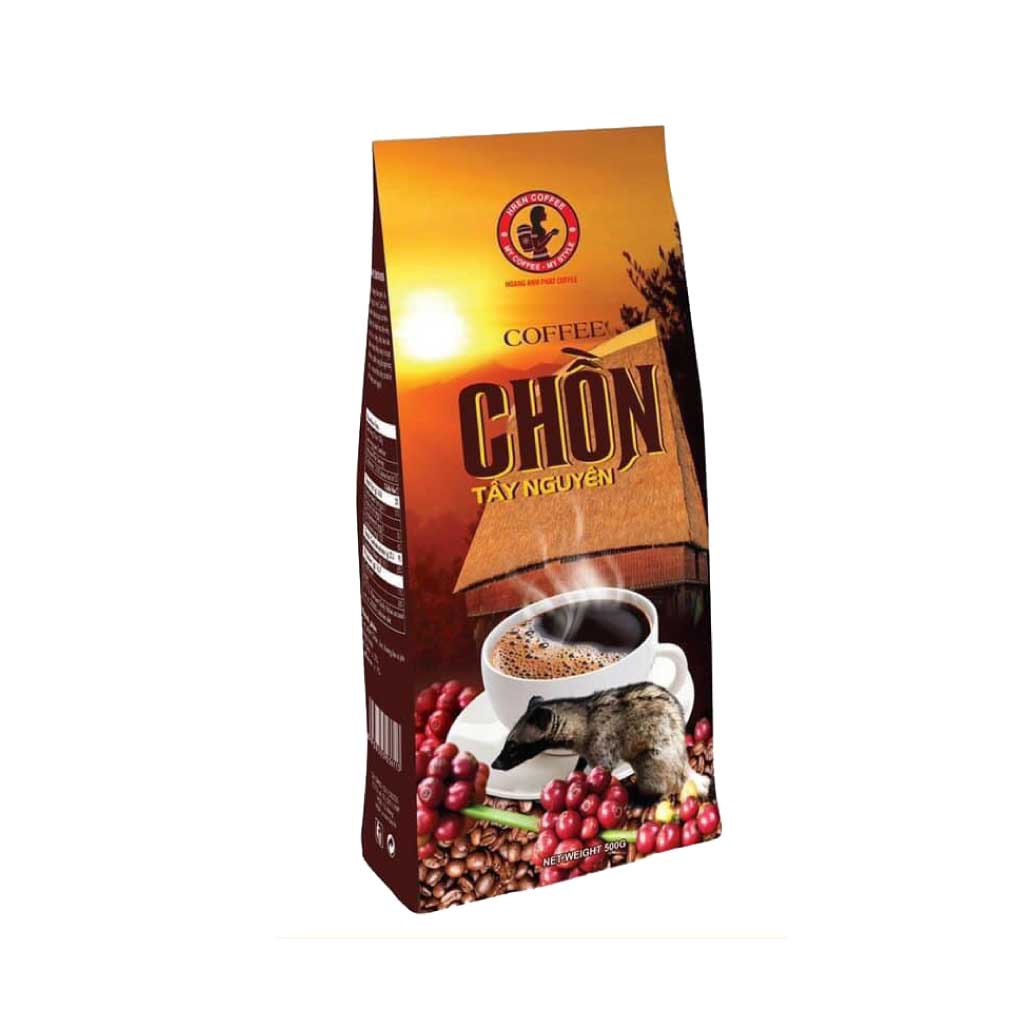 Cà Phê Chồn Pha Phin Rang Xay Truyền Thống - Cafe 500gram