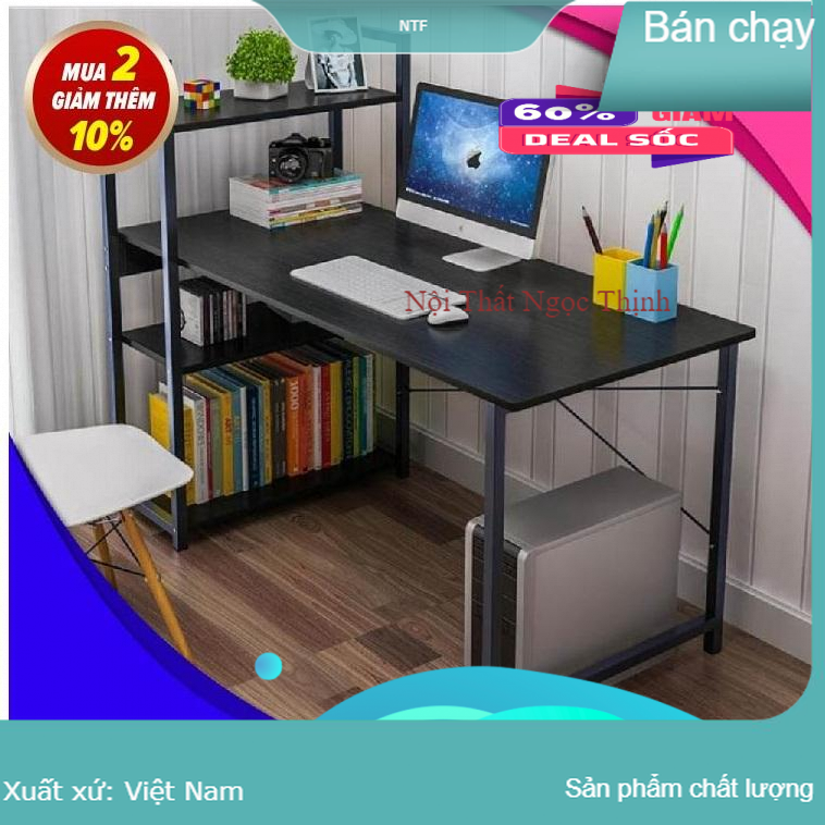 Bàn làm việc văn phòng, bàn máy tính, bàn học sinh đa năng tiện ích NGOTICO mẫu mới 2020 thiết kế sang trọng, độ bền cao (Nhiều màu) có hình thật
