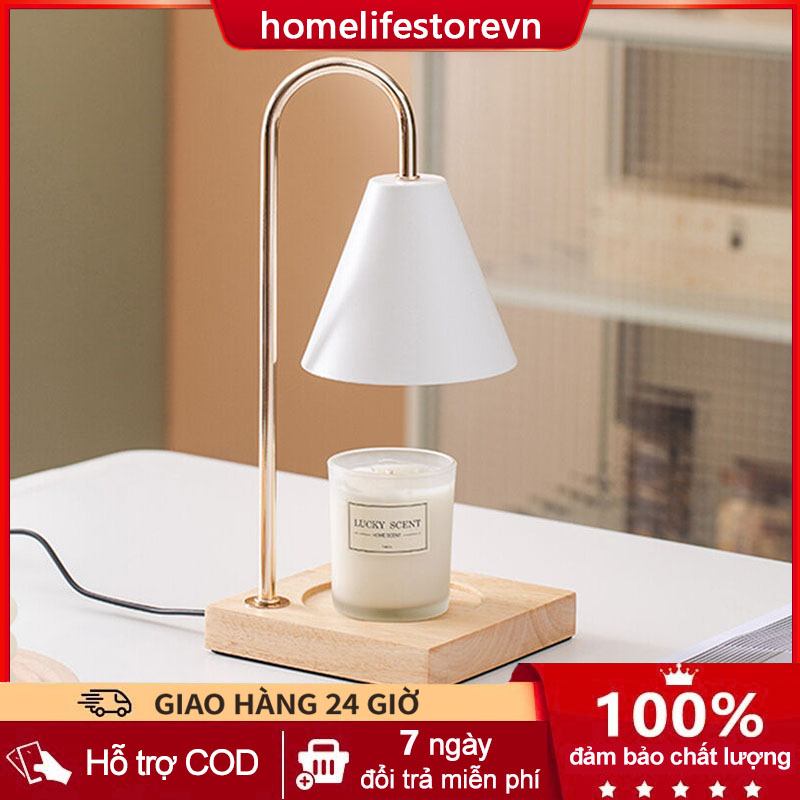 Đèn đốt nến thơm đèn bàn,Sáp thơm phòng,Candle warmer lamp,Đèn phòng ngủ,Nến xông tinh dầu,Thơm phòng,Candle nến thơm,Chụp đèn kim loại