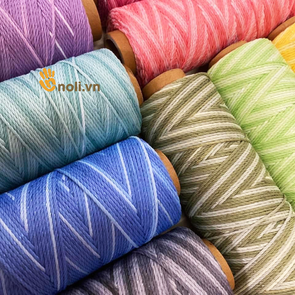 Sợi Wave Ombre chuyên móc mũ nón, túi xách