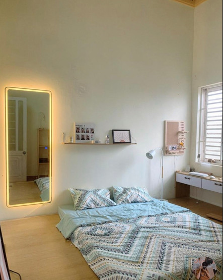 Gương toàn thân - Gương đèn led cảm ứng - Chữ nhật - Trang điểm