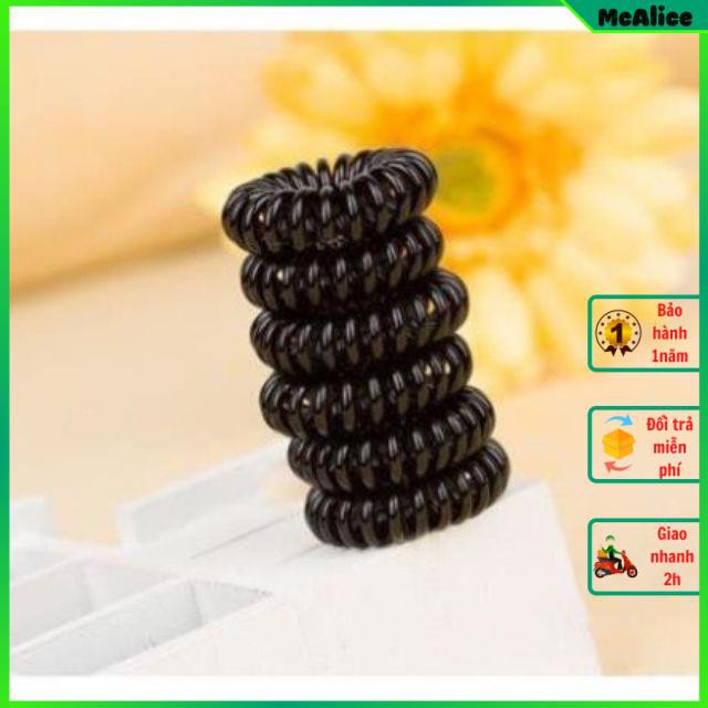COMBO 4 dây buộc tóc xoắn dễ thương tiện ích
