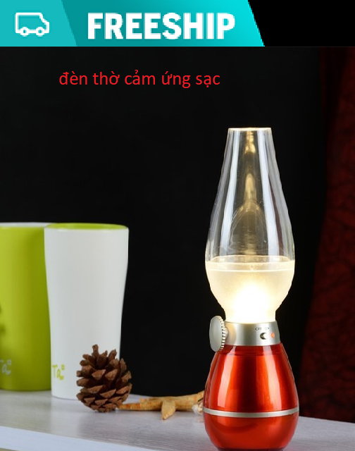 ĐÈN THỜ KHÔNG DẦU CẢM ỨNG sạc điện