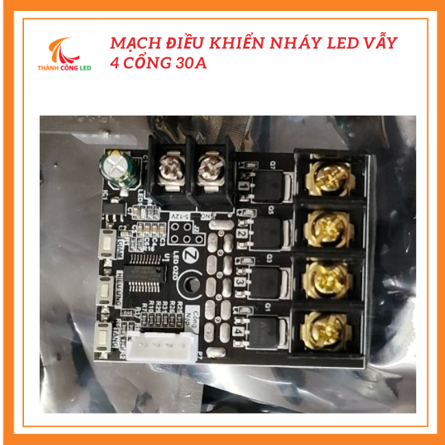 Mạch nháy led vẫy 4 cổng 30a