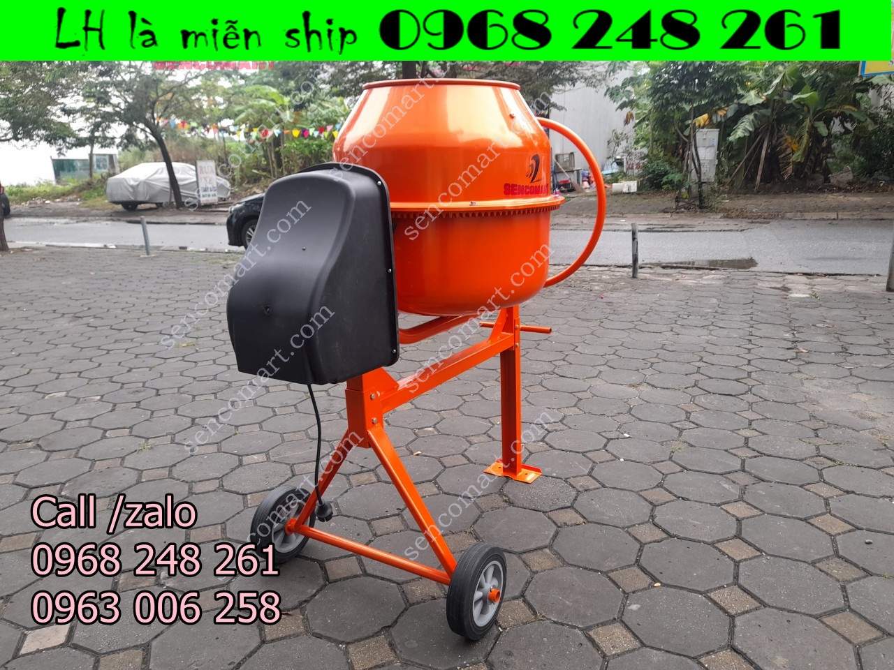 Máy trộn xây dựng, chuyên trộn bê tông dòng 130 L