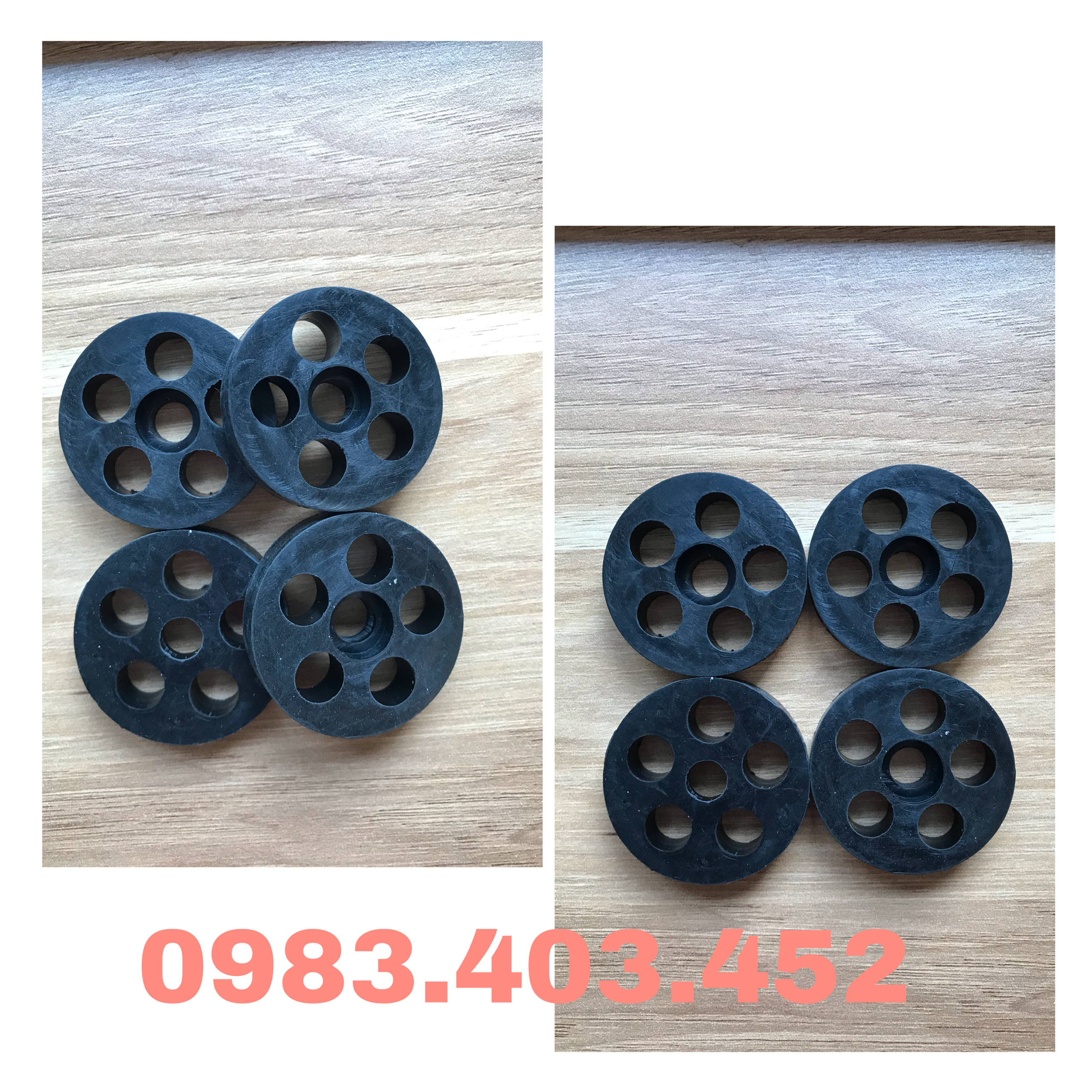 Đế cao su chống rung đa năng (bộ 4 chiếc)
