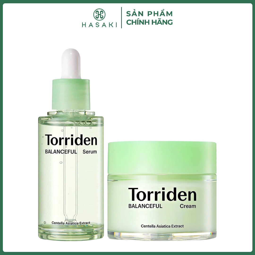 Combo Torriden Serum  Kem Dưỡng Làm Dịu, Phục Hồi Da 50ml + 80ml Hasaki Sản Phẩm Chính Hãng