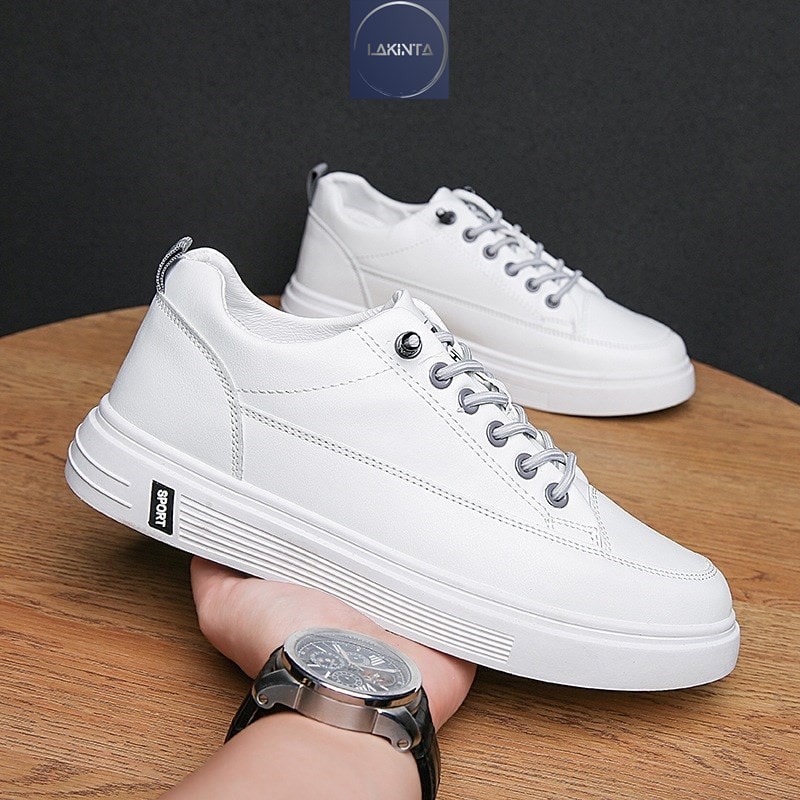 Giày sneaker nam hàn quốc khang sport giày thể thao nam công sở cổ thấp cao cấp g300