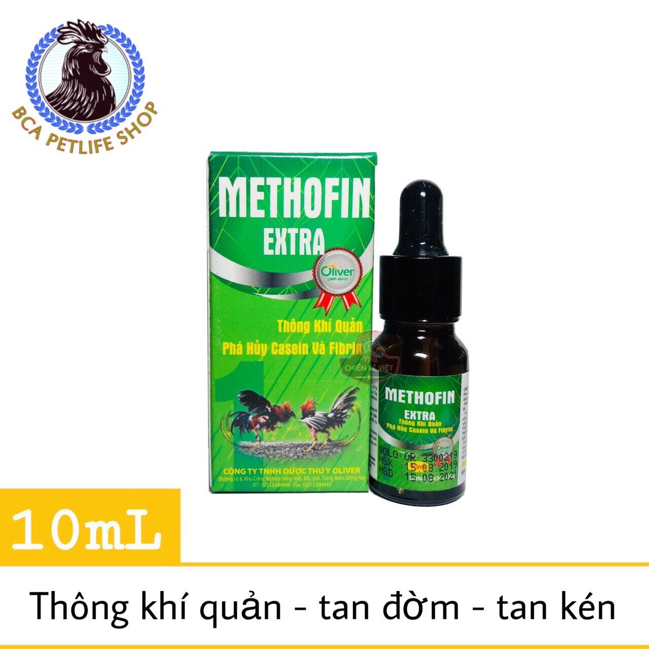 Trợ hô hấp - khò khè - gà chọi - methofin extra