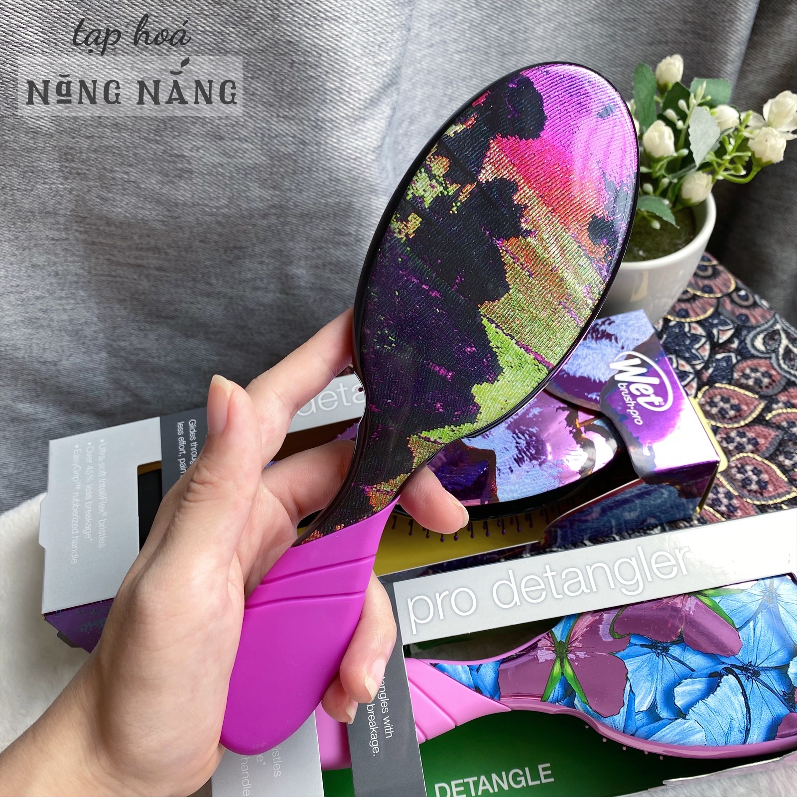 Lược wet brush dòng pro painted lady - chính hãng wetbrush