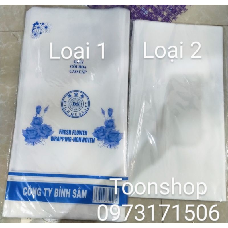 {4 tờ] Giấy mếch trắng (giấy lót) bó hoa KHÔNG THỂ THIẾU