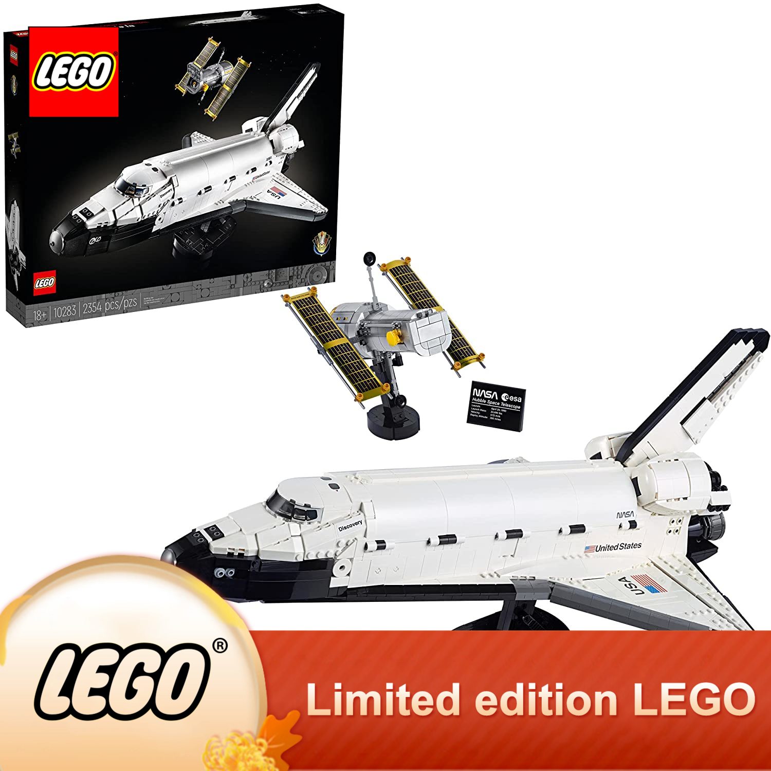 Phiên bản giới hạn Mô hình xây dựng và trưng bày LEGO NASA Space Shuttle Discovery 10283 dành cho người lớn, mới vào năm 2021