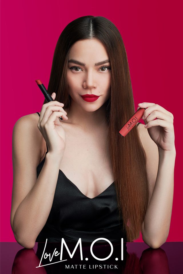 Son thỏi lì- son hồ ngọc hà love moi phiên bản 2020- đỏ hồng