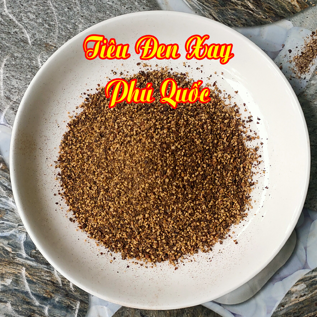 100gr Tiêu Đen Xay Phú Quốc Loại 1 Đặc Biệt Cay Và Thơm Hiệu Ông Bà 5 Châu Đốc